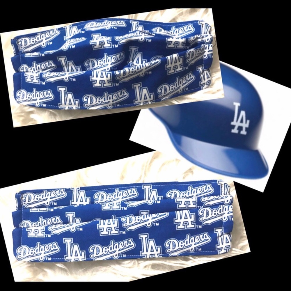 (2) LA Dodgers Masks